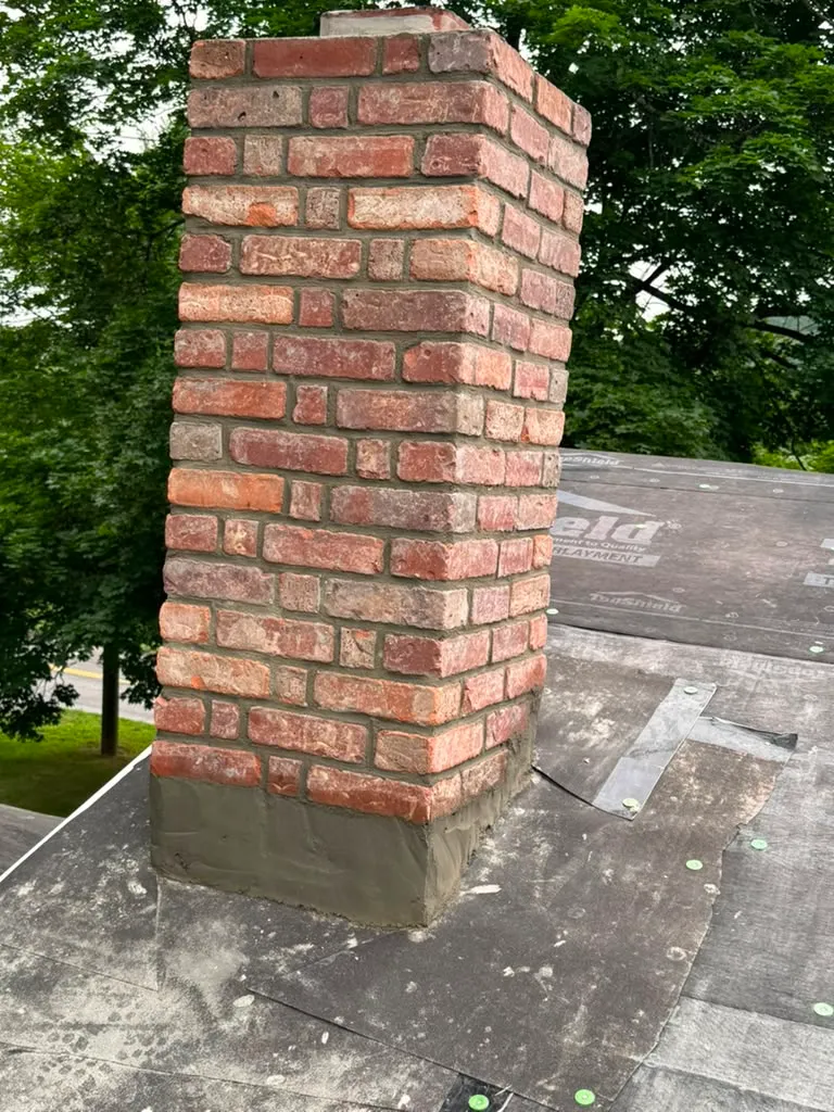 Stone wall installation in Connecticut