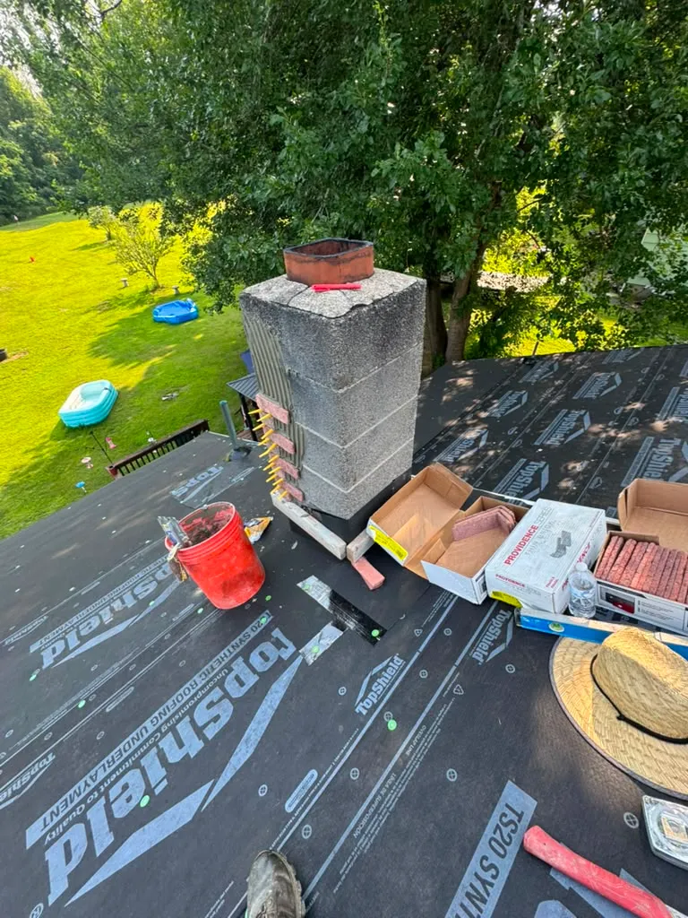 Natural stone masonry project in Connecticut