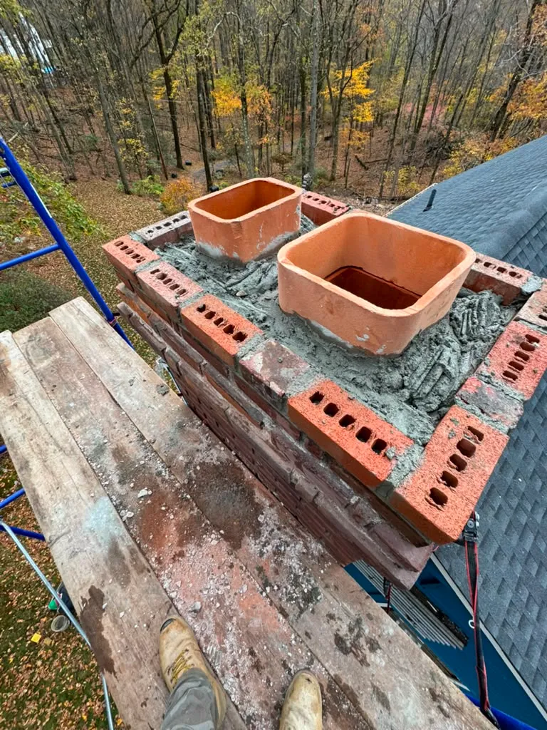 Foundation work detail in Connecticut