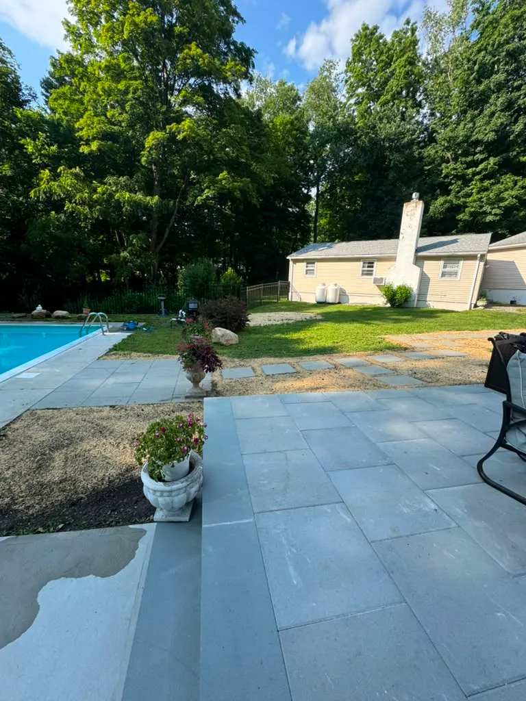 Landscaping project in Connecticut