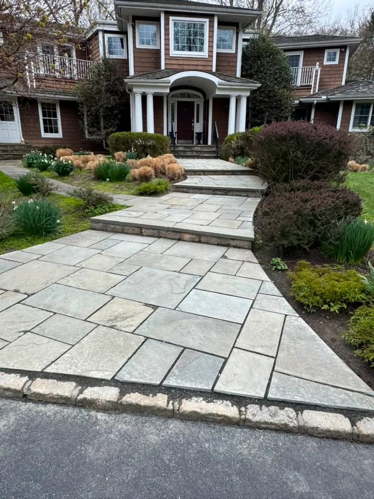 Completed stonework project by JAT Masonry LLC in Connecticut